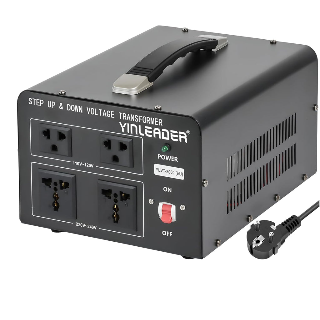 Yinleader 3000VA 110 Volt Voltage 110V to 220V or 220V to 110V Converter Transformer