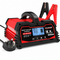 Yinleader 20A Smart Car Battery Charger 12V/24V Intelligent Trickle Charger & Maintainer with LCD Display