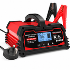 Yinleader 20A Smart Car Battery Charger 12V/24V Intelligent Trickle Charger & Maintainer with LCD Display