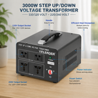 Yinleader 3000VA 110 Volt Voltage 110V to 220V or 220V to 110V Converter Transformer