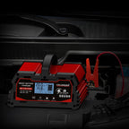 Yinleader 20A Smart Car Battery Charger 12V/24V Intelligent Trickle Charger & Maintainer with LCD Display